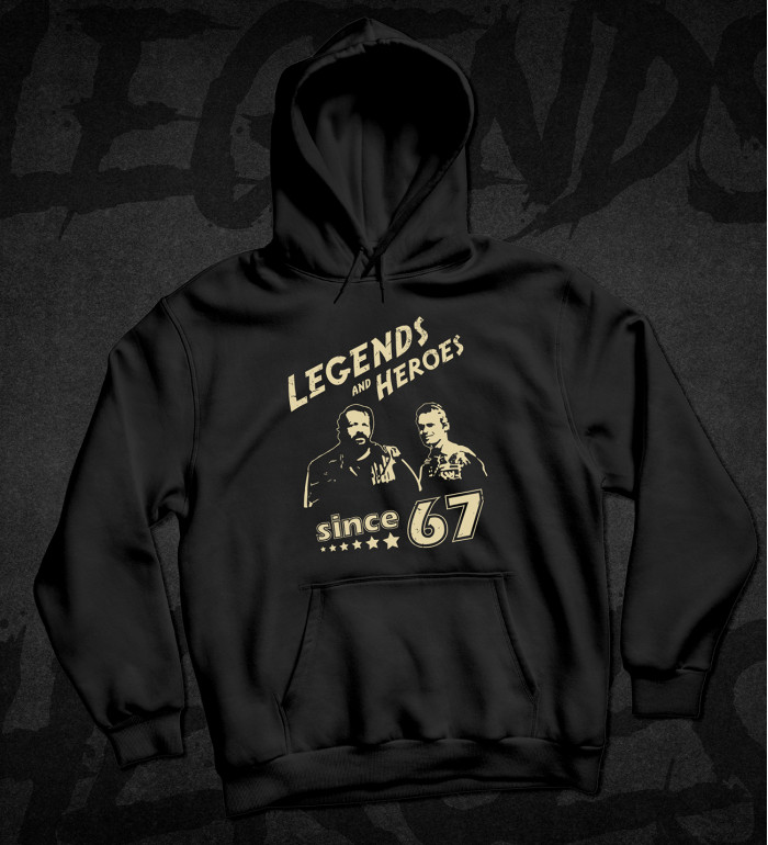 Old School Legends - Terence Hill Bud Spencer (schwarz)