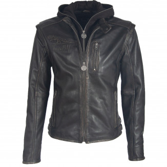 Limited Terence Hill leather jacket with original signature