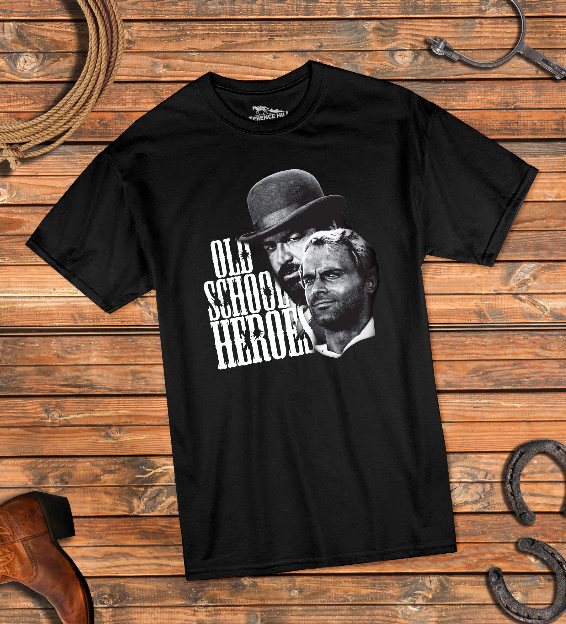 Old School Heroes (black) - Bud & Terence