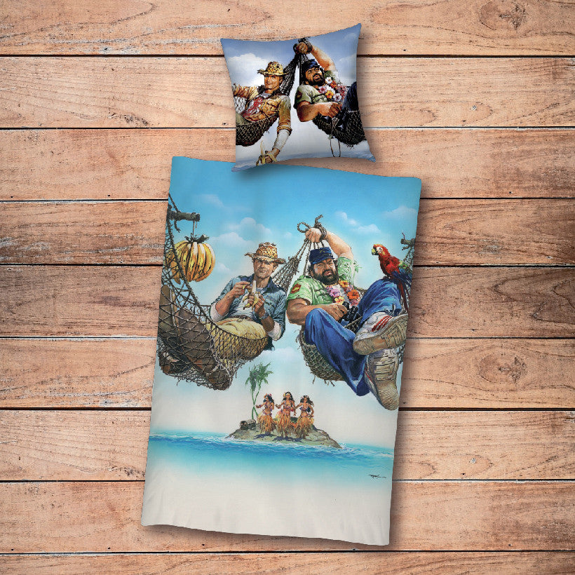 Duvet Cover Set - Who Finds a Friend, Finds A Treasure - Terence Hill - Renato Casaro Edition