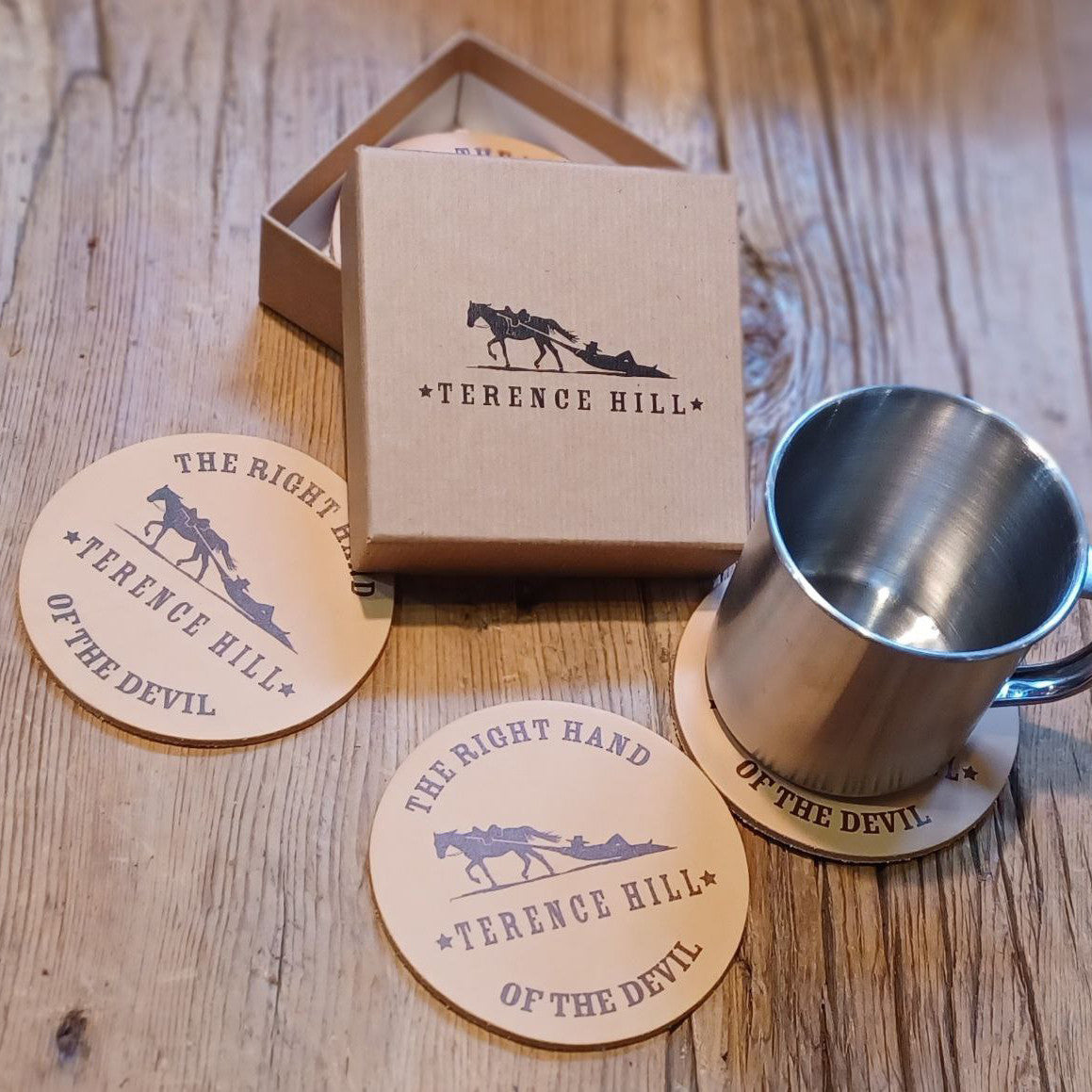 Terence Hill Logo - Sottobicchieri (pelle) (6 pz.)