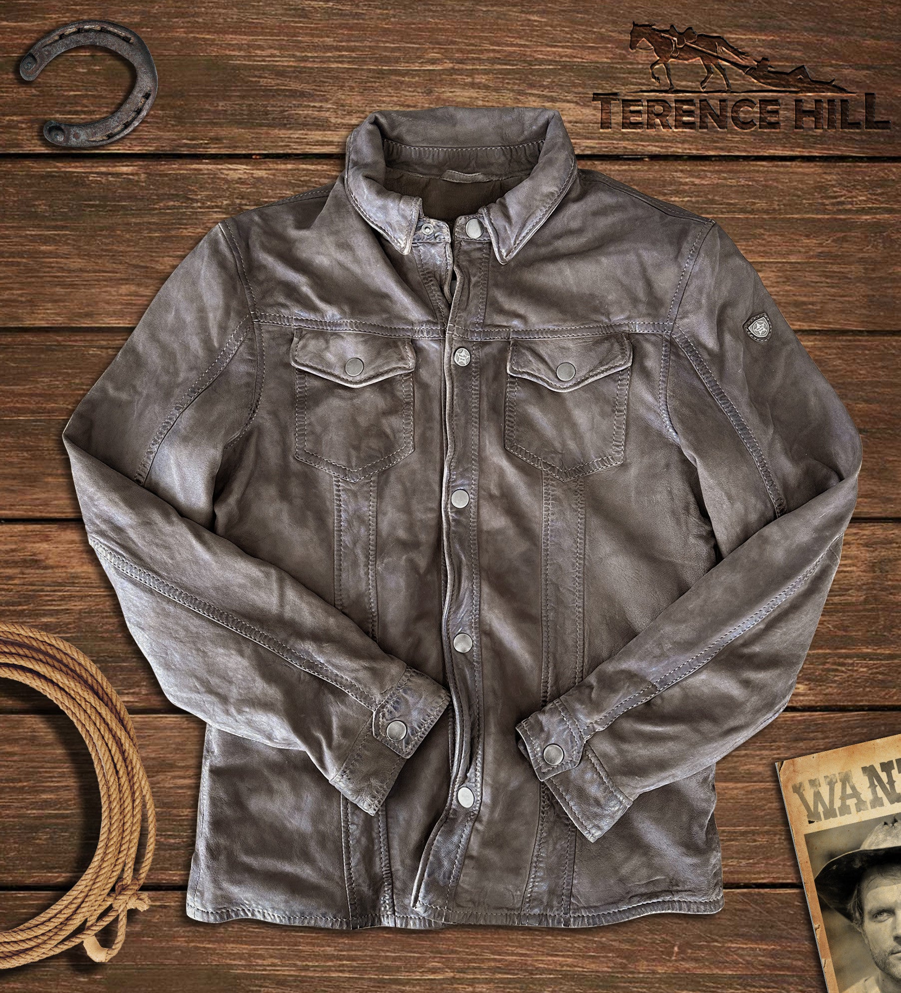 Giacca Terence Hill in pelle limitata