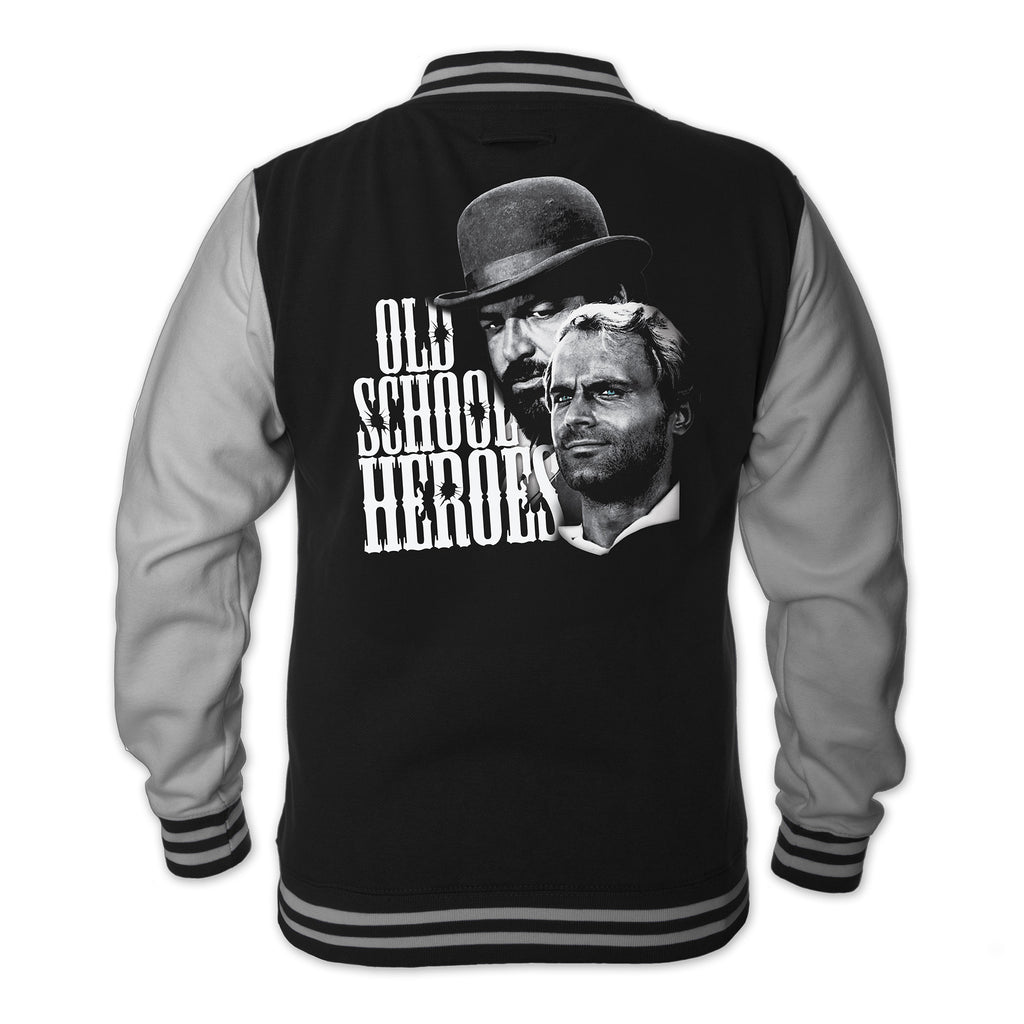 Old School Heroes - College Jacket - Terence Hill (black)