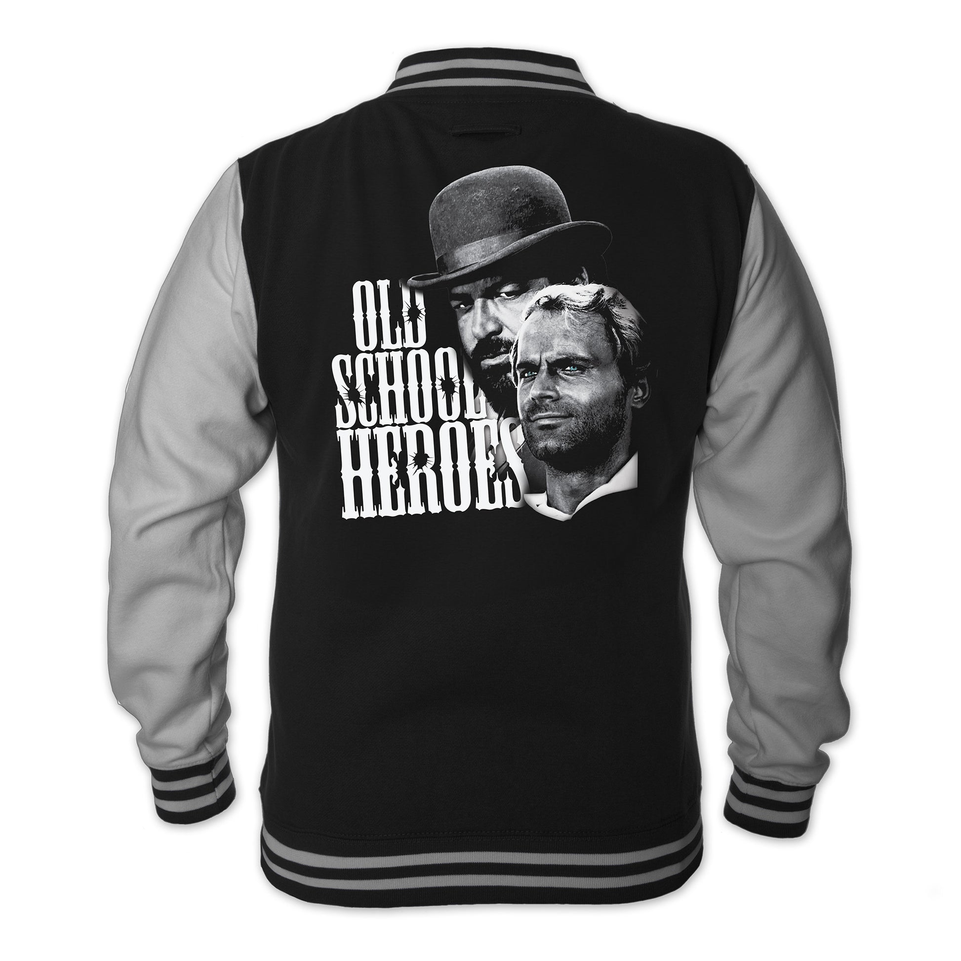 Old School Heroes - College Jacke - Terence Hill (schwarz)