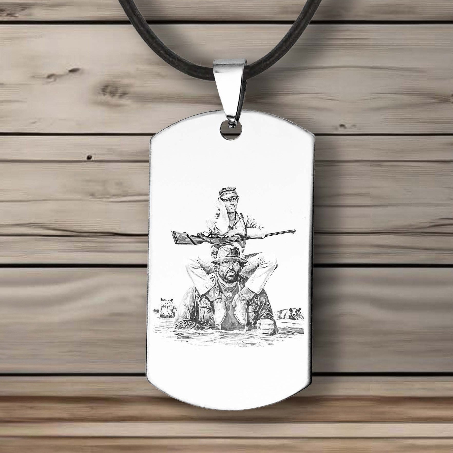 Targhetta - Io sto con gli ippopotami