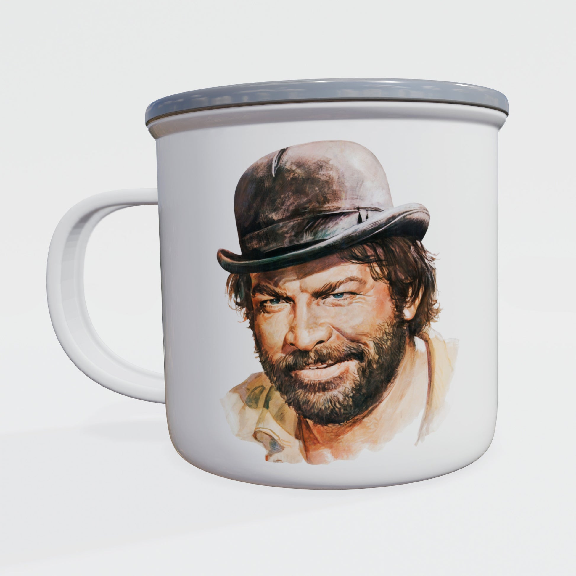 Terence Hill & Bud Spencer - Tazza smaltata