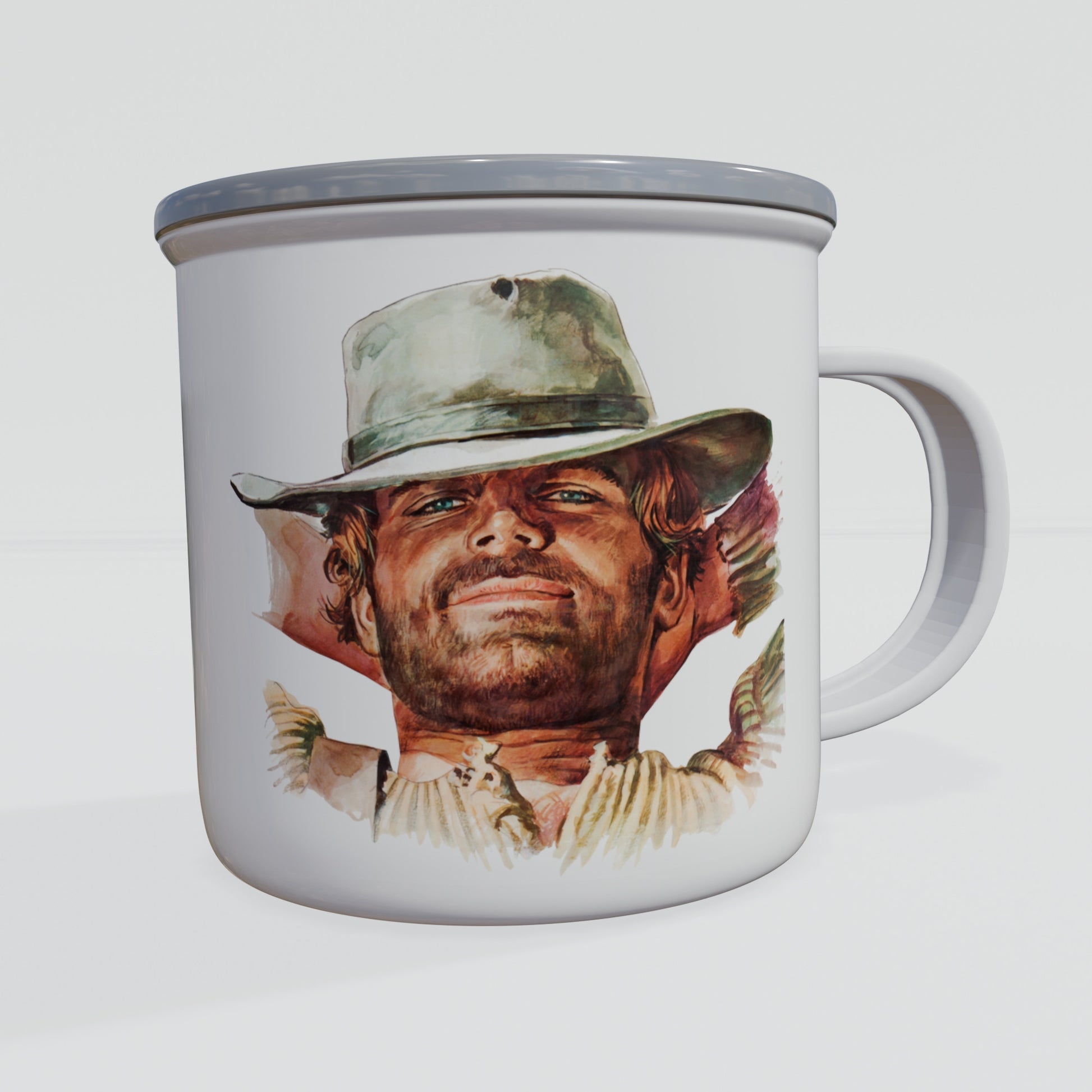 Terence Hill & Bud Spencer - Tazza smaltata