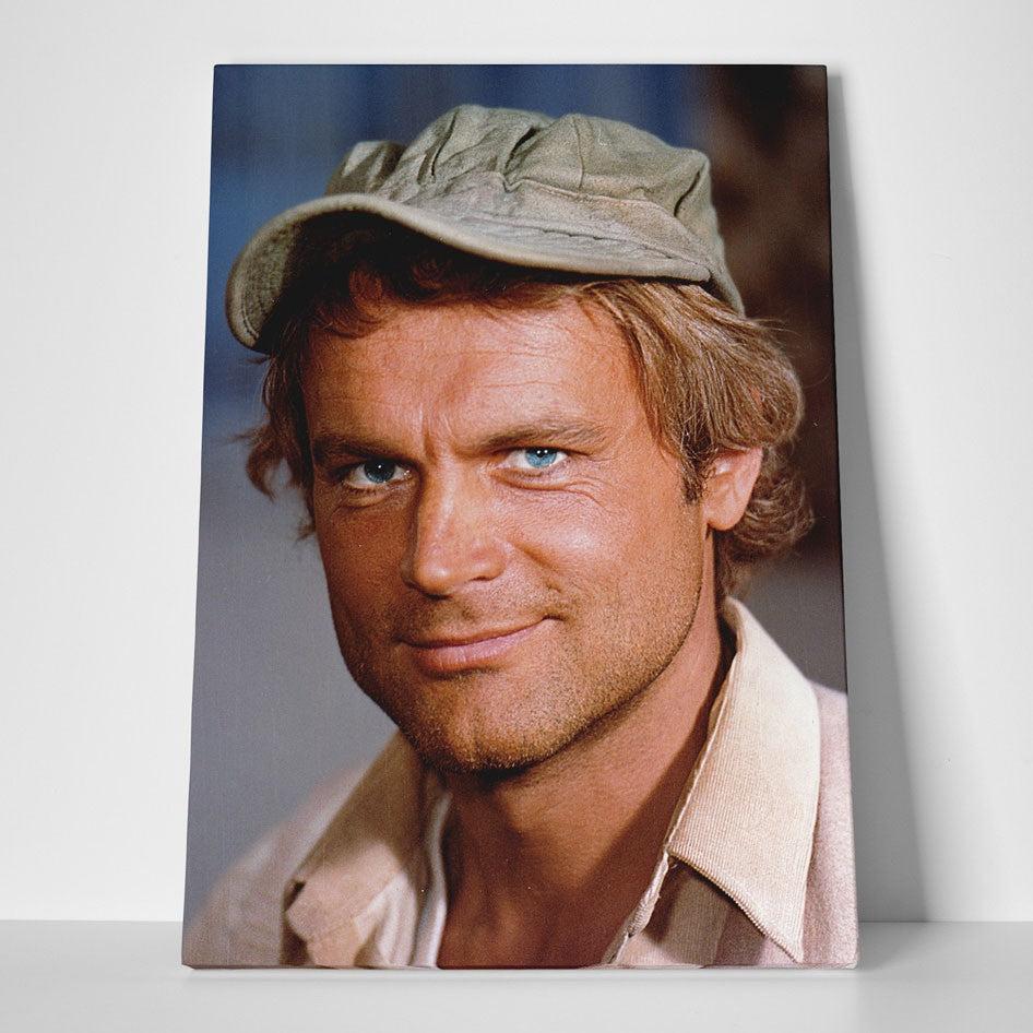 Canvas - Slim - Portrait - Io sto con gli ippopotami - Portrait - Terence Hill