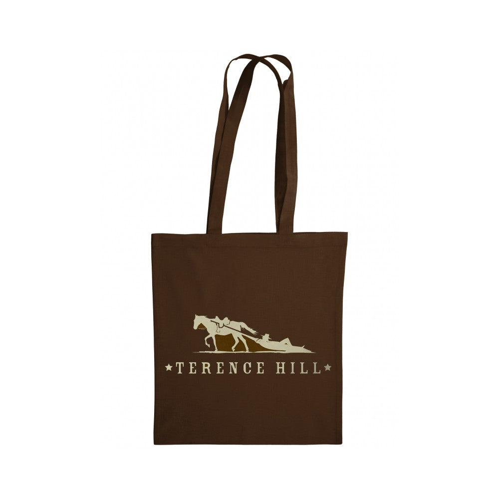 Borsa in cotone - Terence Hill Logo (marrone)