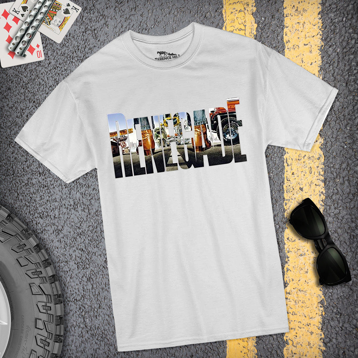 Renegade un osso troppo duro - Style - T-Shirt (bianco) - Terence Hill - Renato Casaro Edition