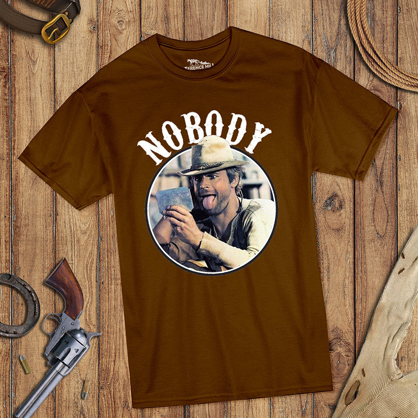 Nobody - T-Shirt (brown) - My Name is Nobody - Terence Hill