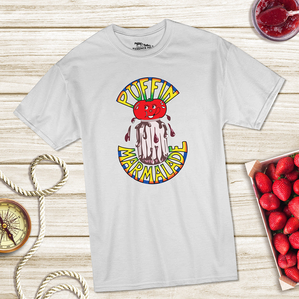 Puffin Marmelade - T-Shirt (weiss) - Zwei Asse trumpfen auf - Terence Hill