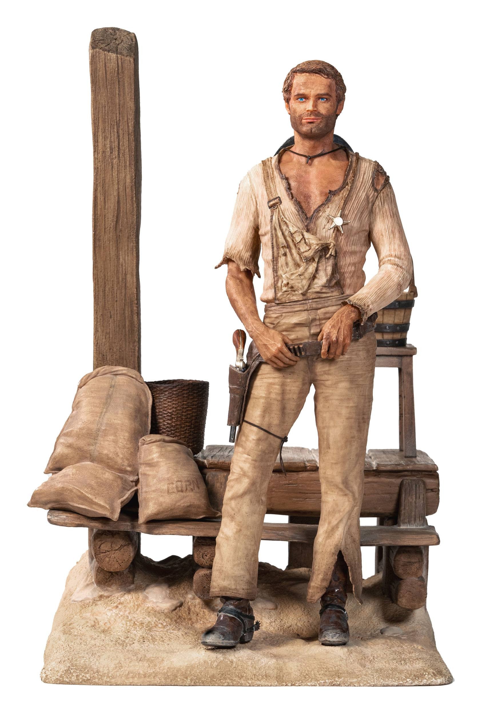 Statua Terence Hill 1970 scala 1:6 (36cm) con carta autografata esclusiva