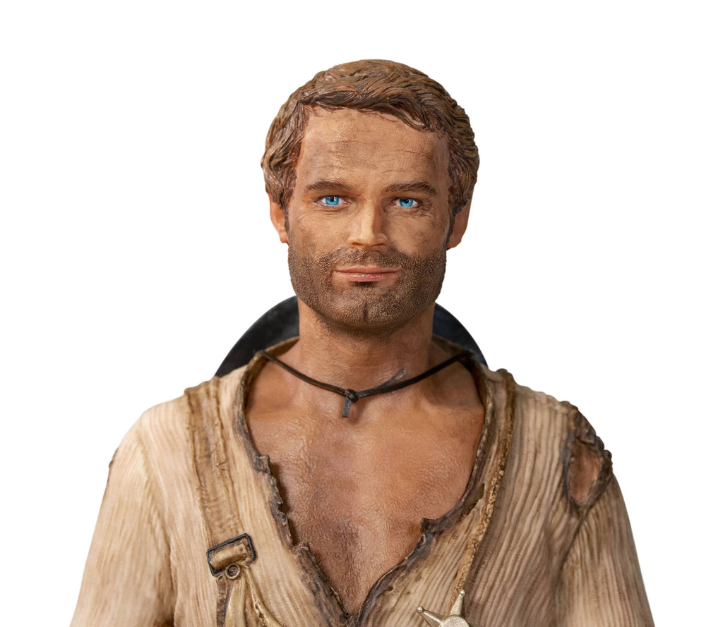 Terence Hill Statue 1970 im Maßstab 1:6 (36cm) inkl. exklusiver und persönlich signierter Autogrammkarte