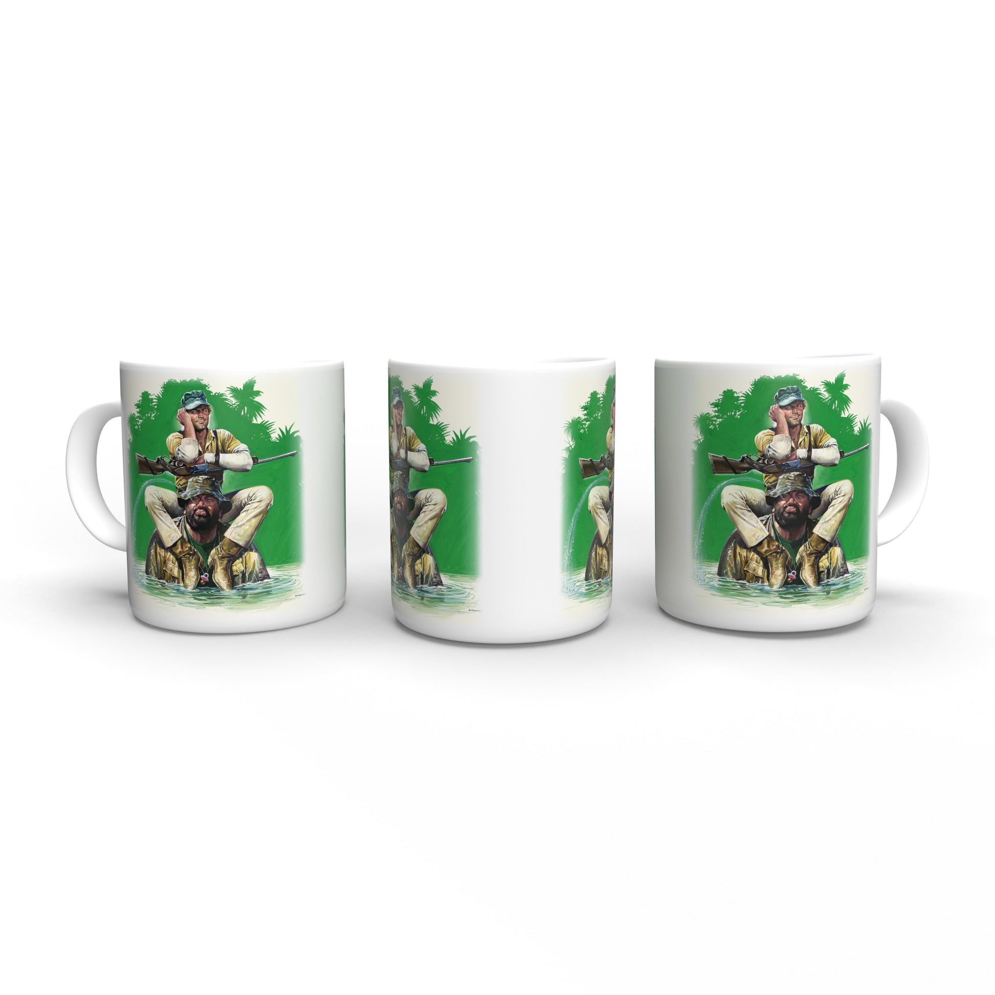 Slim e Tom - Io sto con gli ippopotami - Tazza - Terence Hill e Bud Spencer