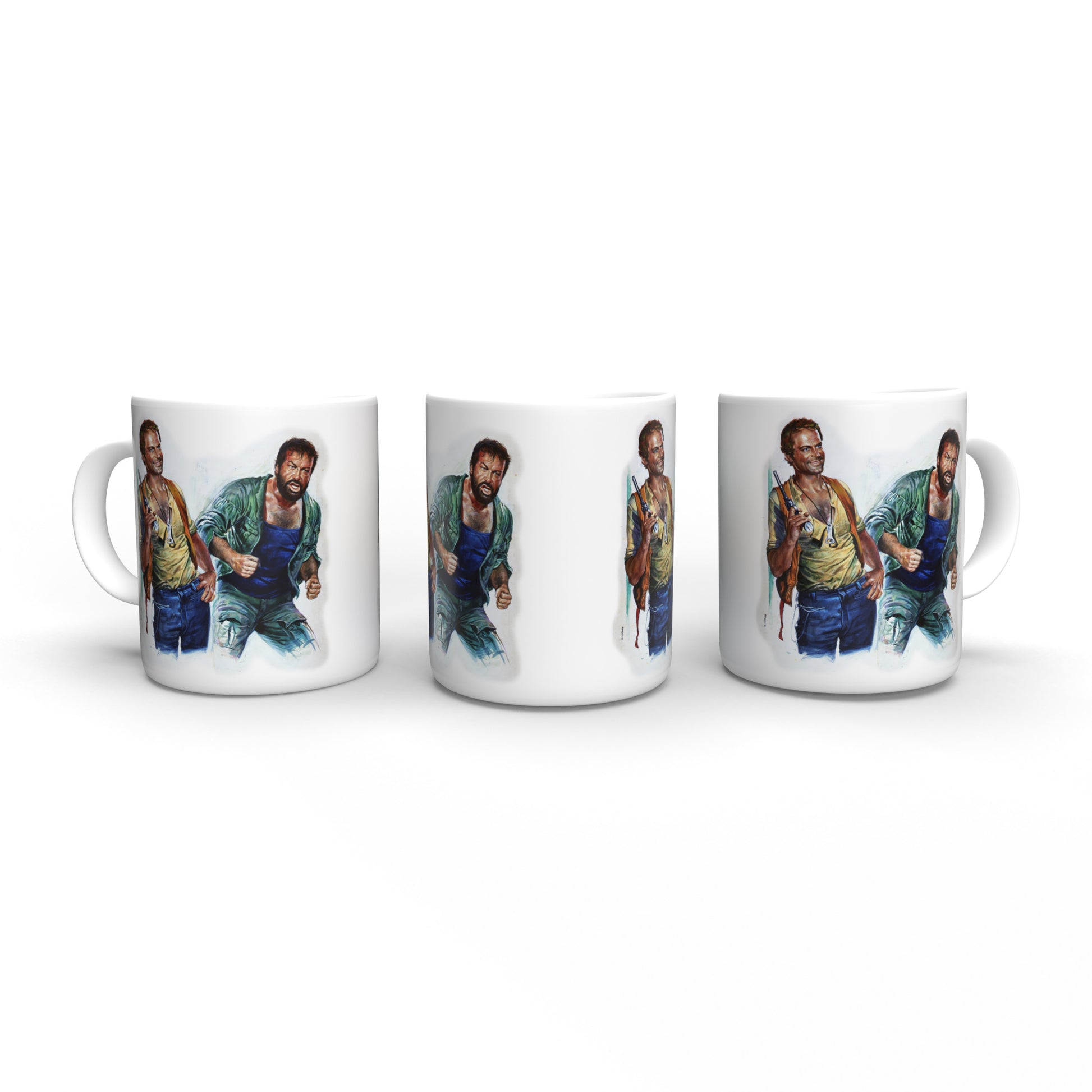 Plata and Salud - All the Way, Boys - Mug - Terence Hill and Bud Spencer