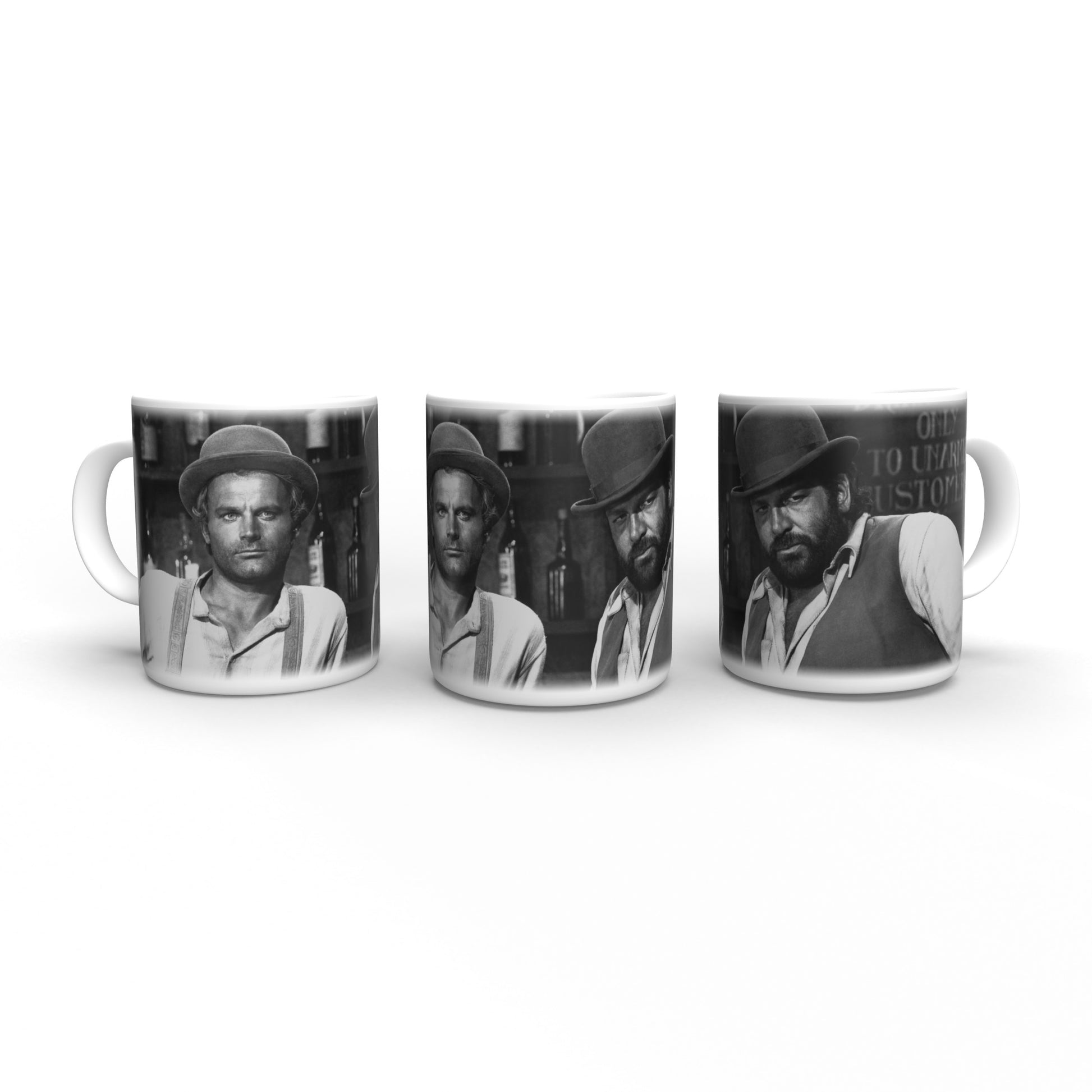 Vier Fäuste für ein Halleluja - Bar - Tasse - Terence Hill und Bud Spencer