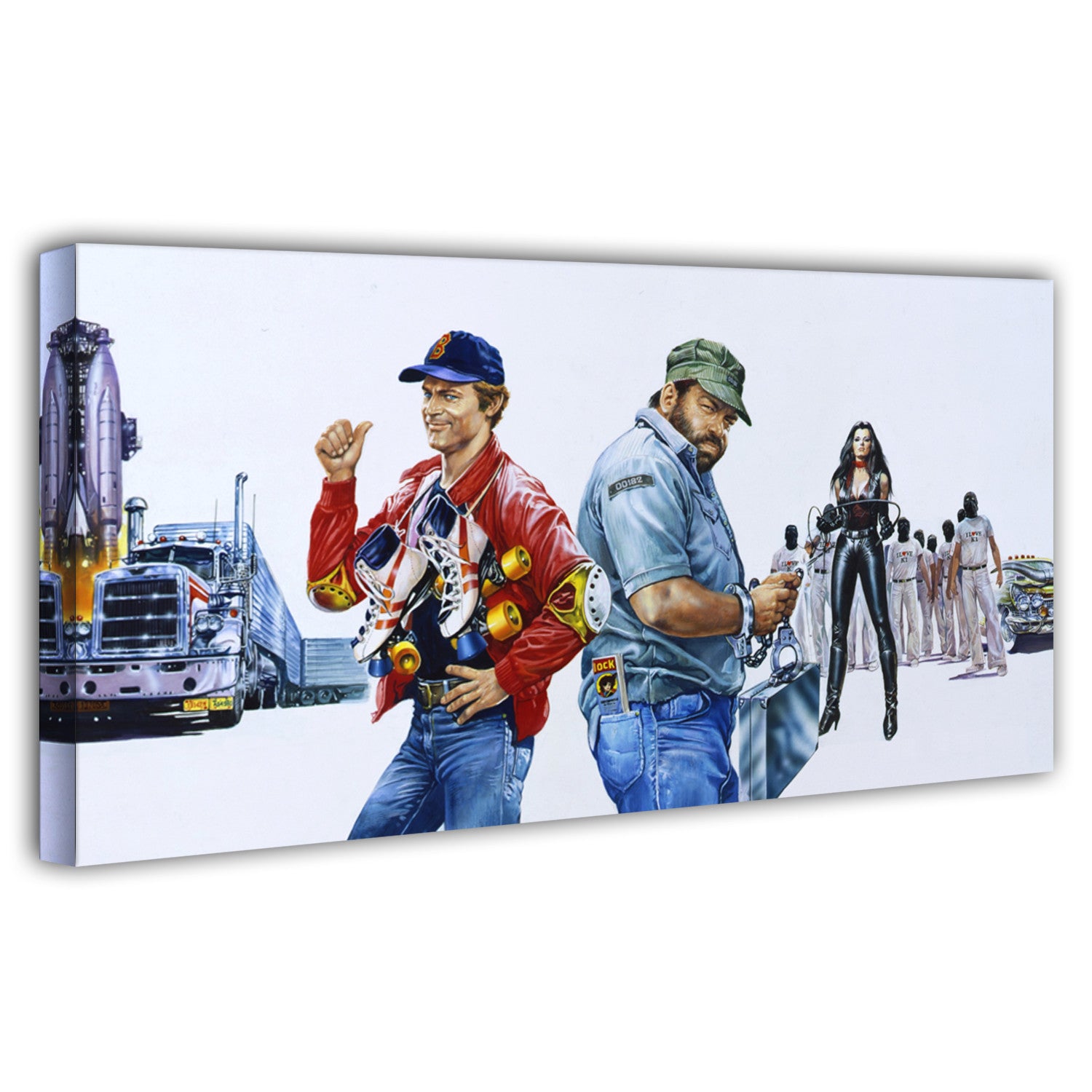 Leinwand - Zwei bärenstarke Typen - Rosco und Doug - Terence Hill - Renato Casaro Edition