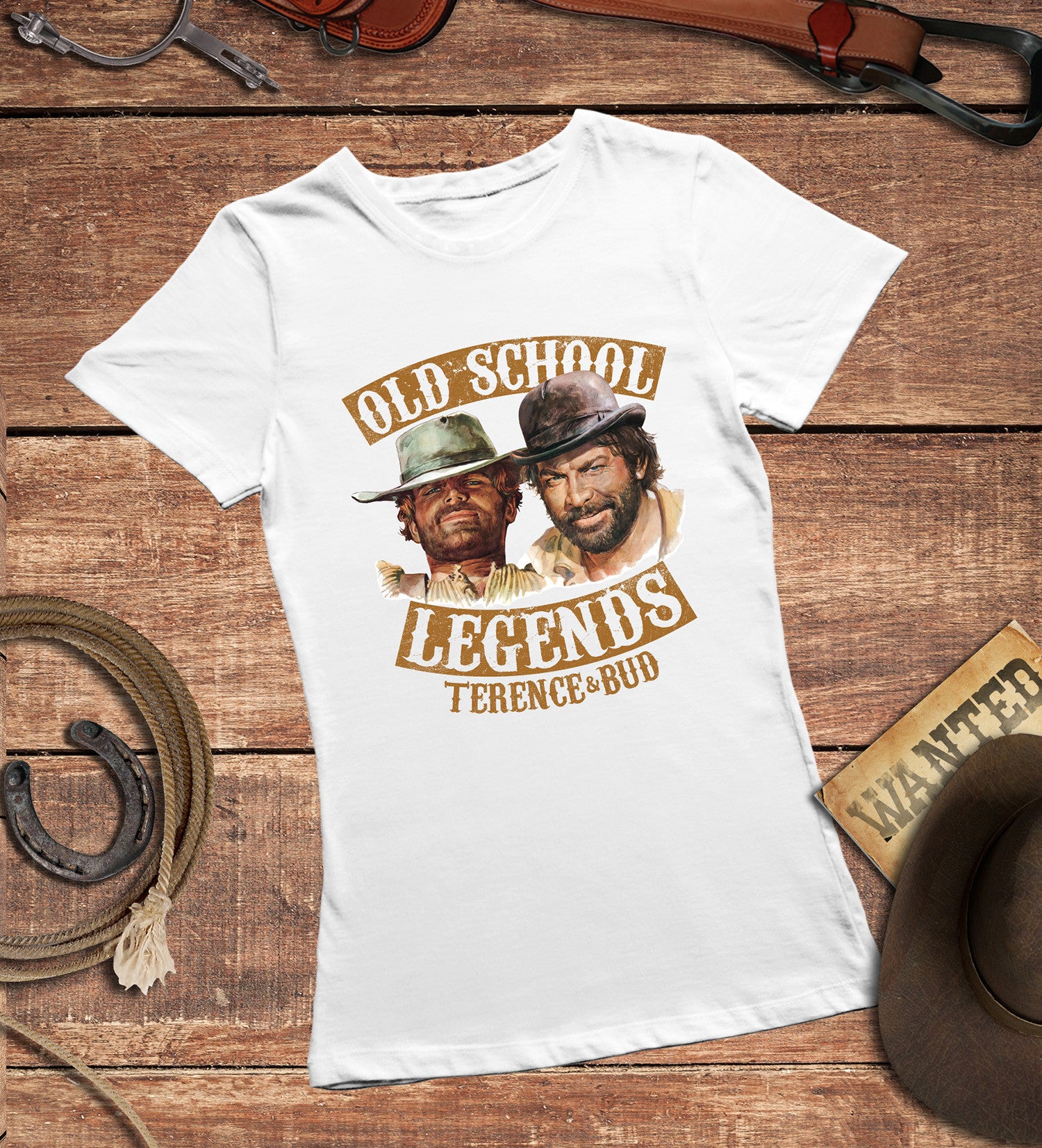 Donne - Old School Legends - Terence & Bud (bianco)