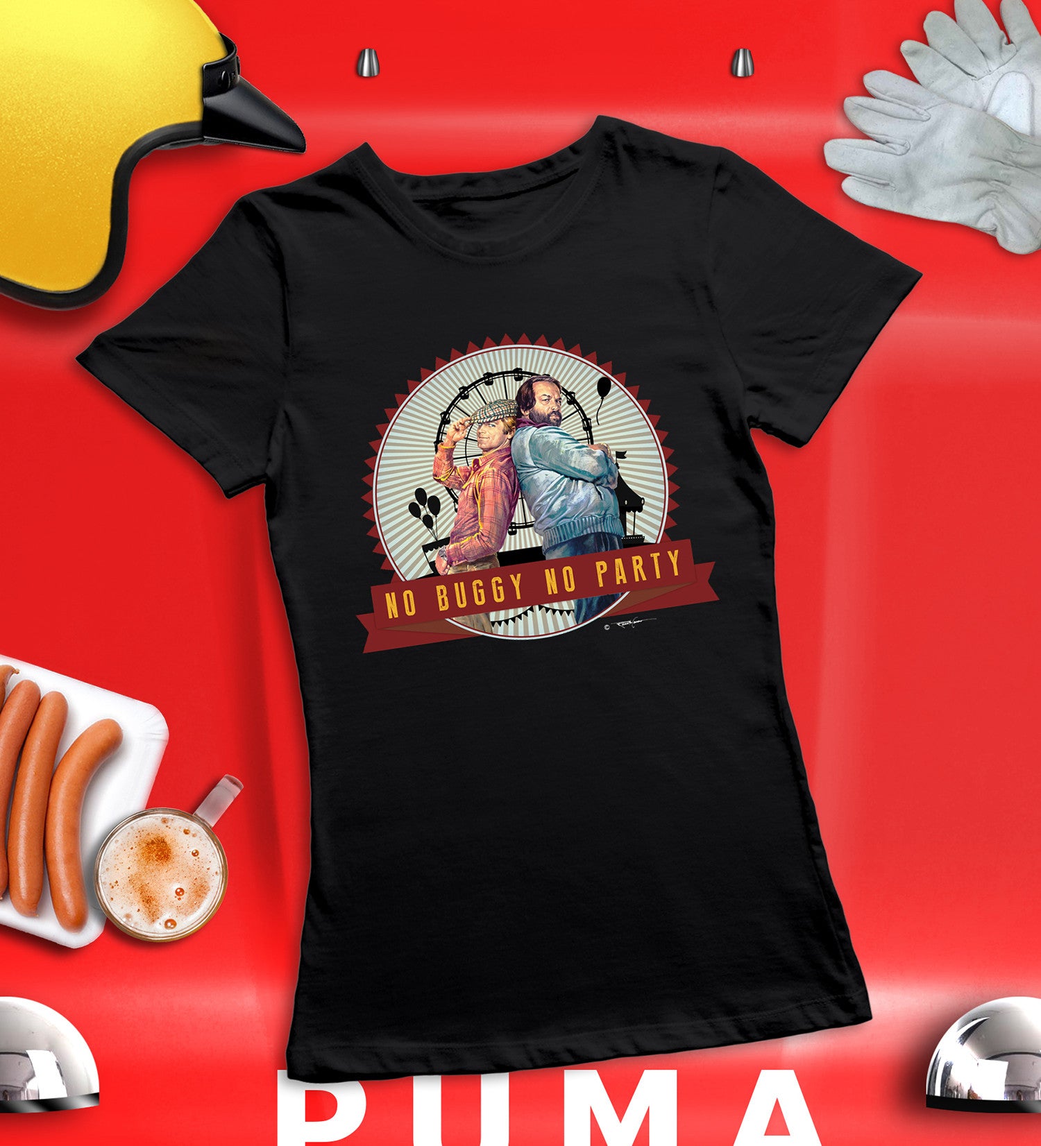 Donne - No Buggy No Party - Terence & Bud (nero)