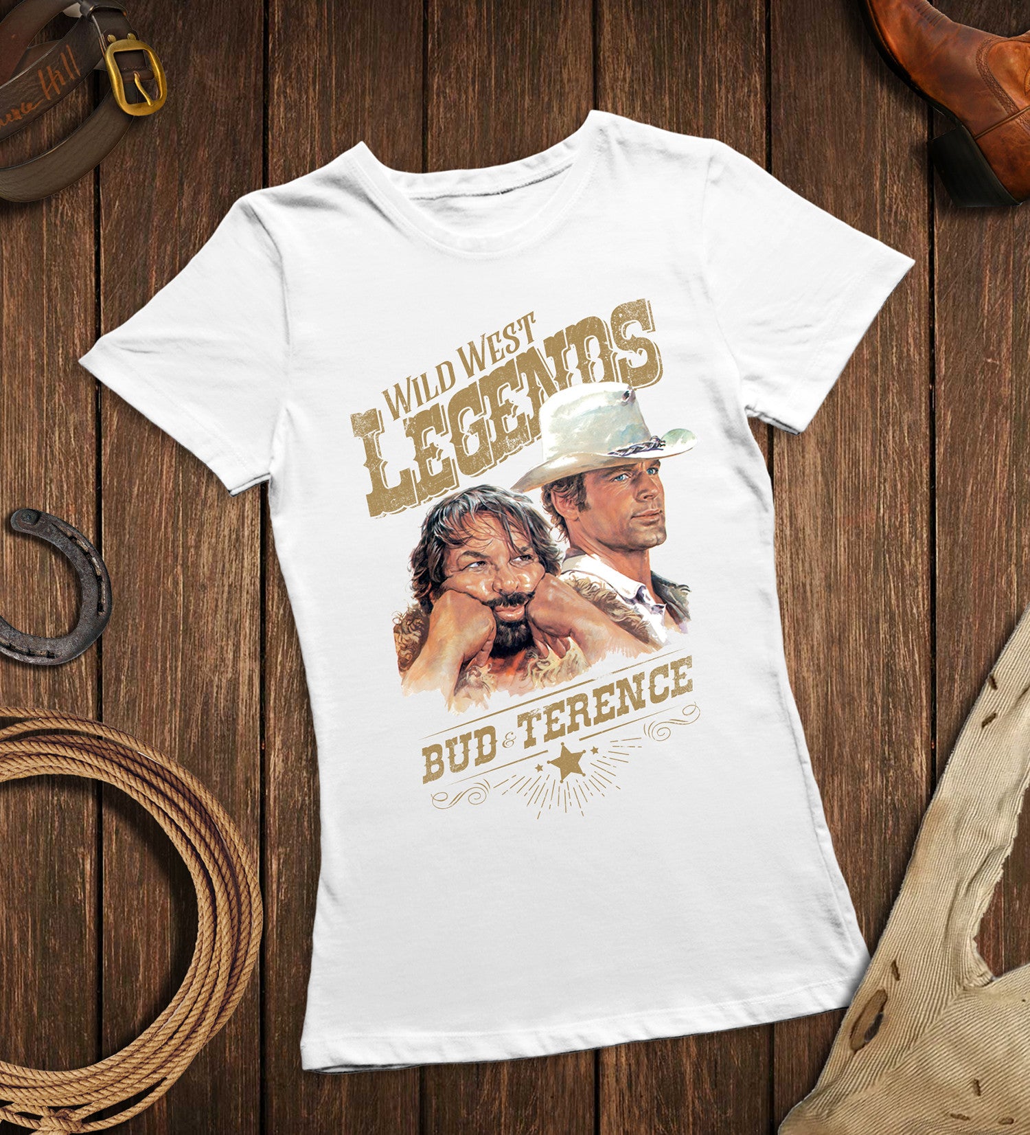 Donne - Wild West Legends - Terence & Bud (bianco)