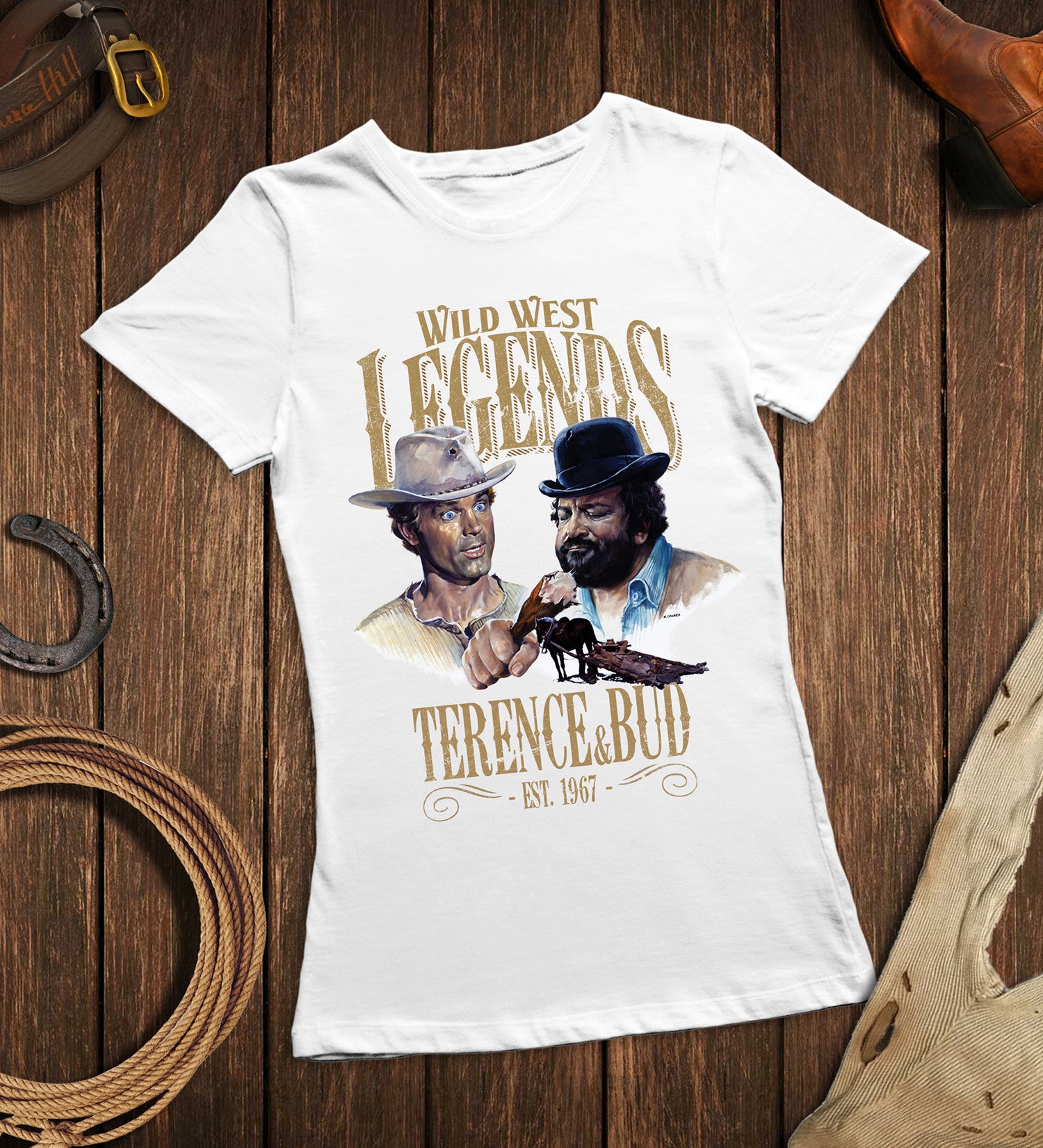 Donne - Wild West Legends 2 - Terence & Bud (bianco)