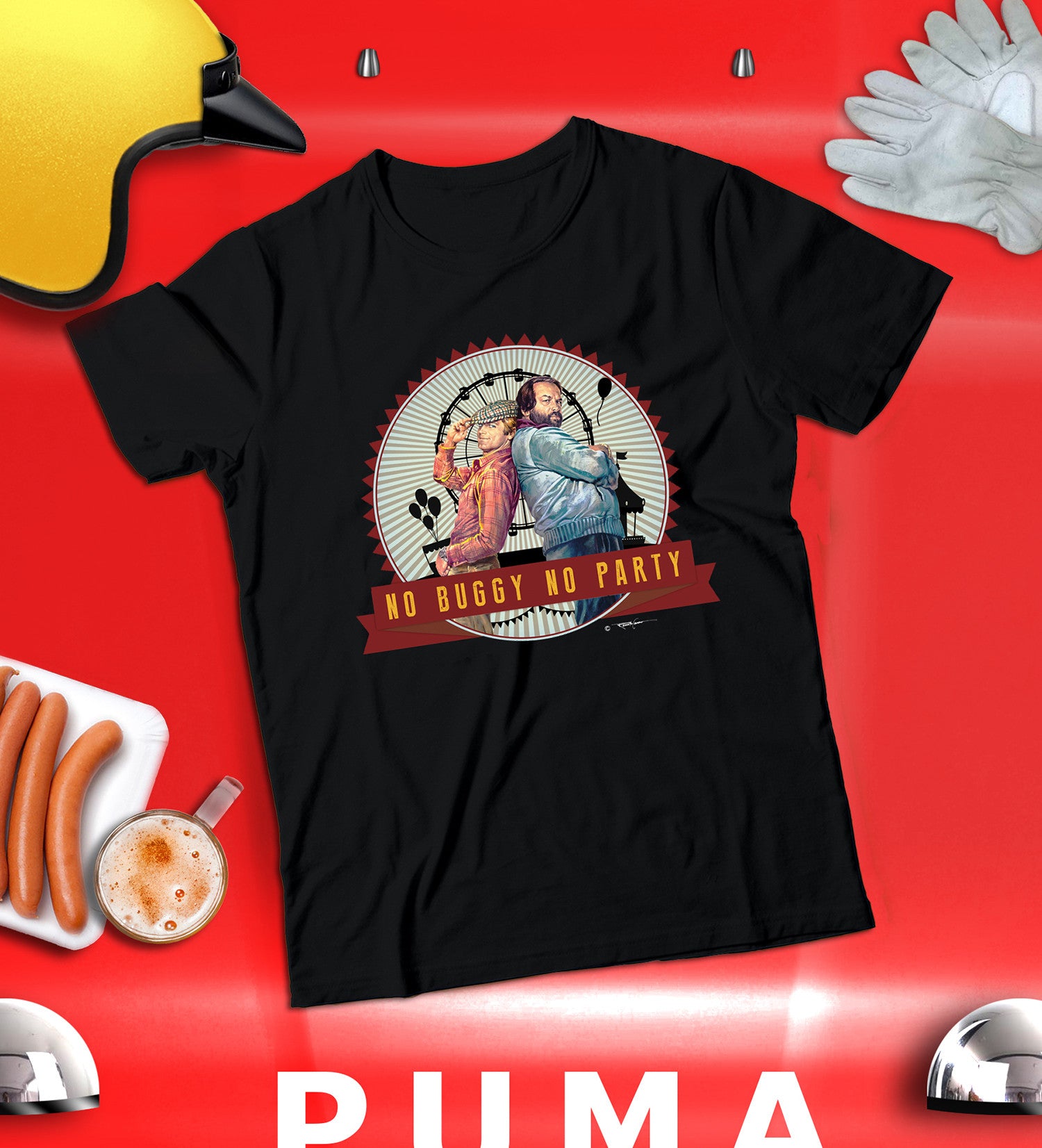 Children - No Buggy No Party (black) - Bud & Terence