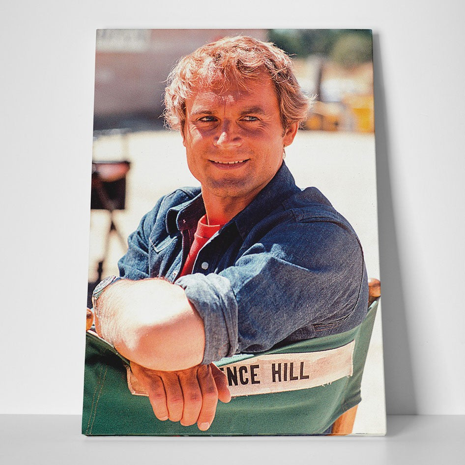 Leinwand - Filmset - Terence Hill