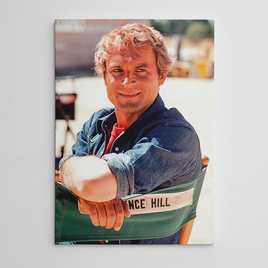 Leinwand - Filmset - Terence Hill