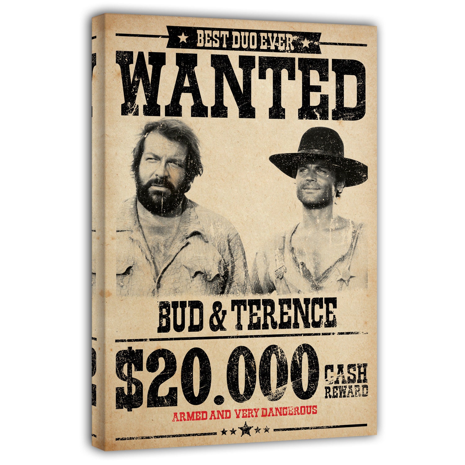 Canvas - Wanted $20.000 - They call him Trinity (vintage)