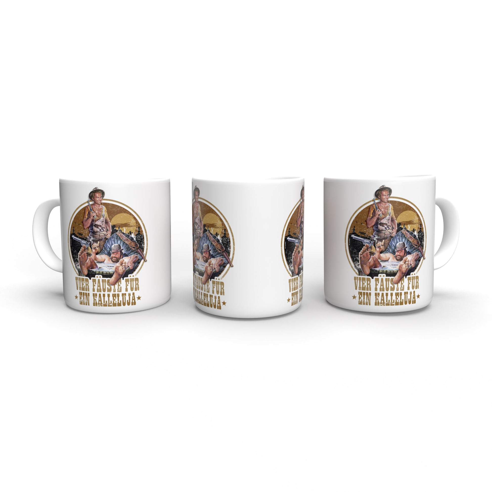 Vier Fäuste für ein Halleluja - Mug - Terence Hill and Bud Spencer