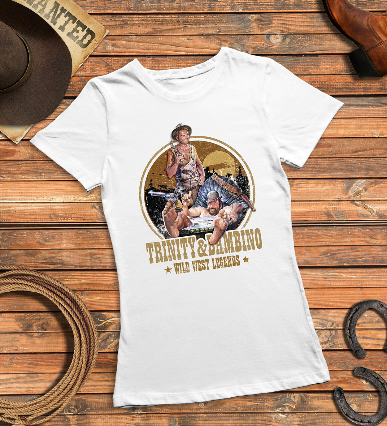 Donne - Trinity and Bambino - Wild West Legends (bianco)