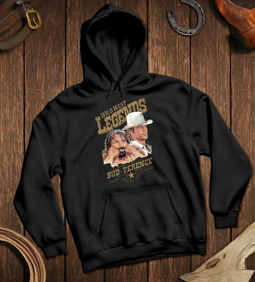 T-shirt Trinity And Bambino, Terence Hill E Bud Spencer, Wild West Legends Nero Nero M 108824469