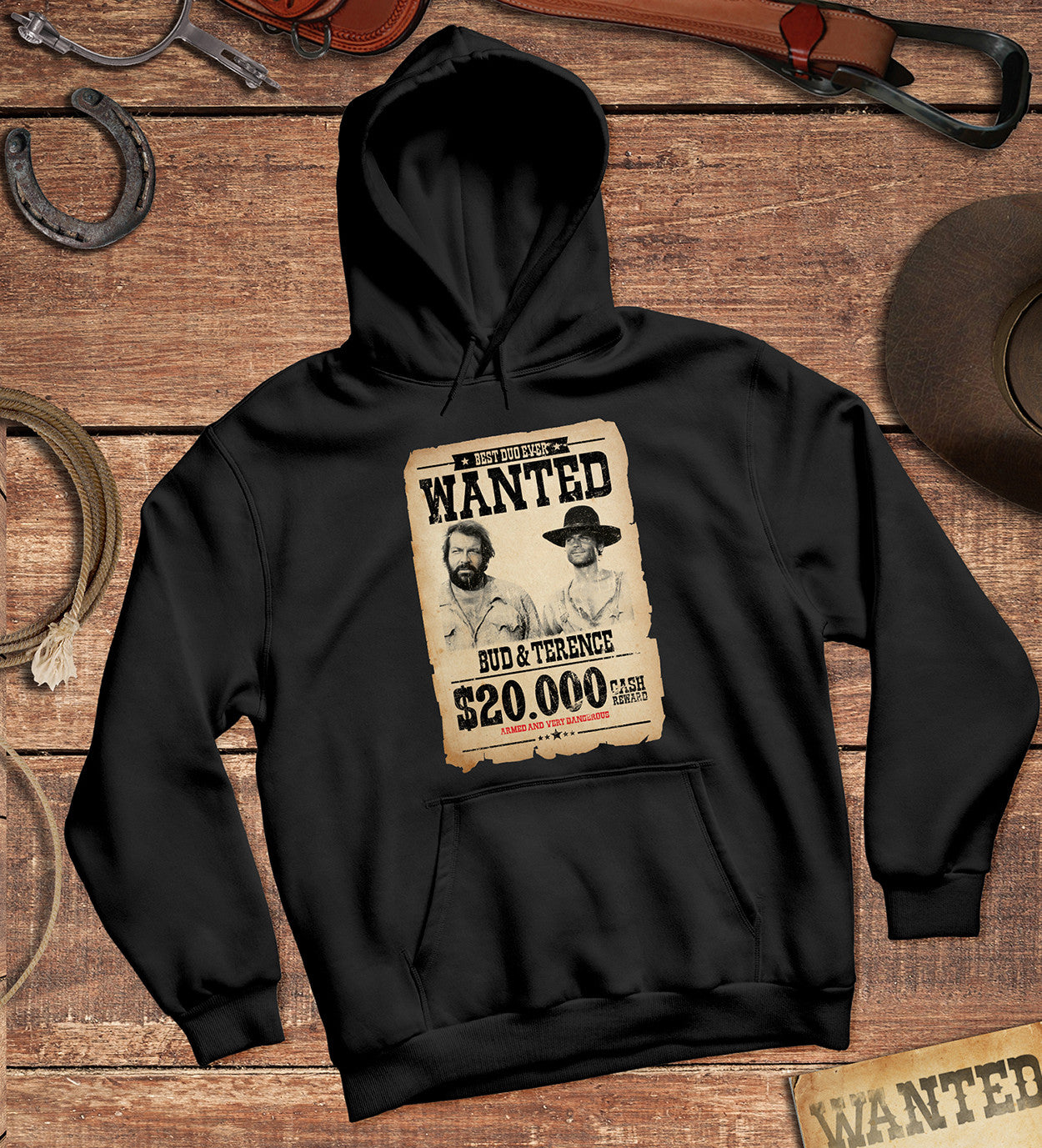Wanted $20.000 - Terence Hill Bud Spencer (schwarz)