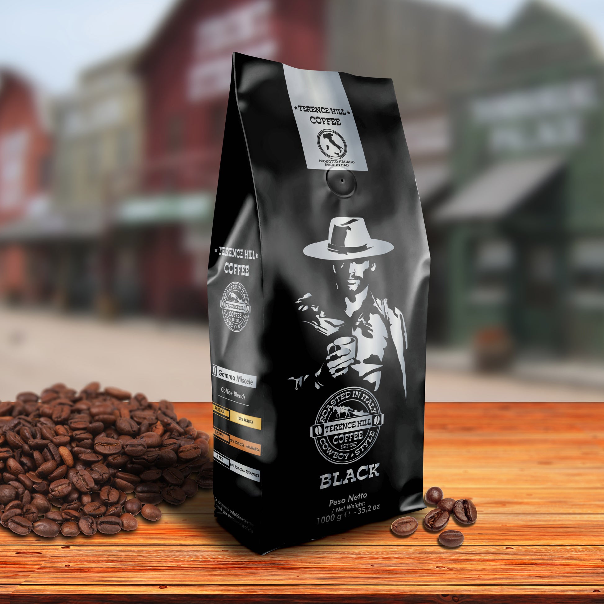 Black (1kg) (in grani) - Terence Hill Caffè