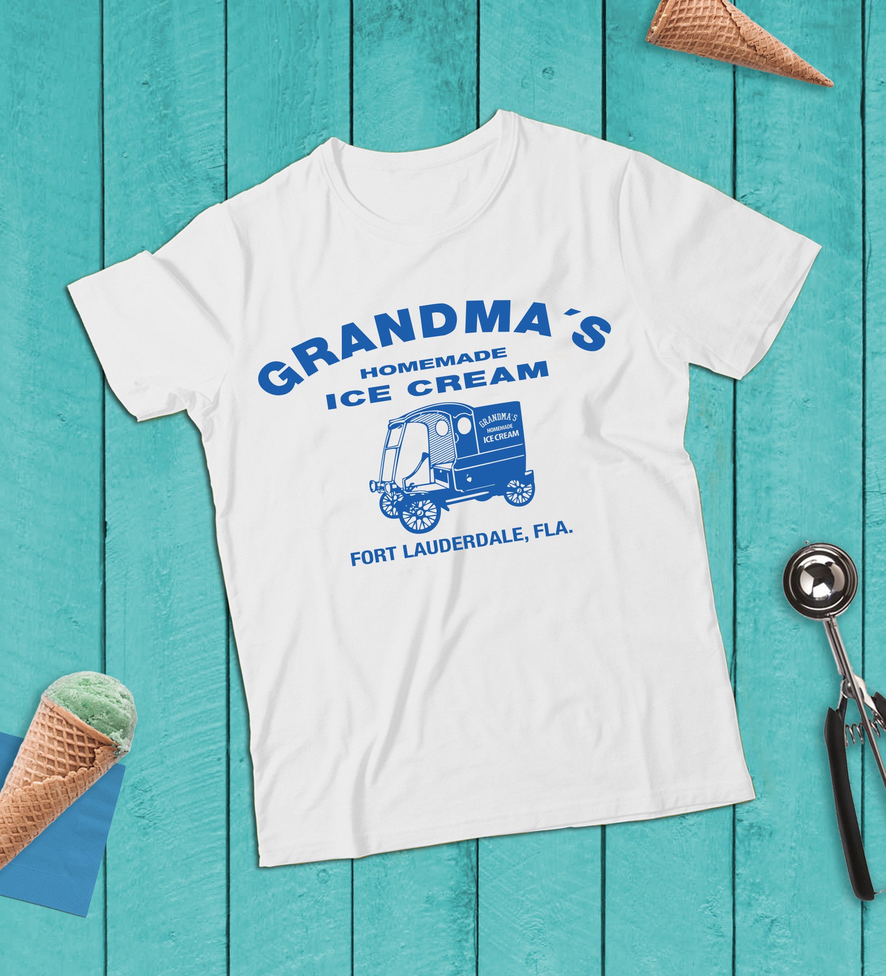 Kinder - Grandma's Ice Cream (weiss)