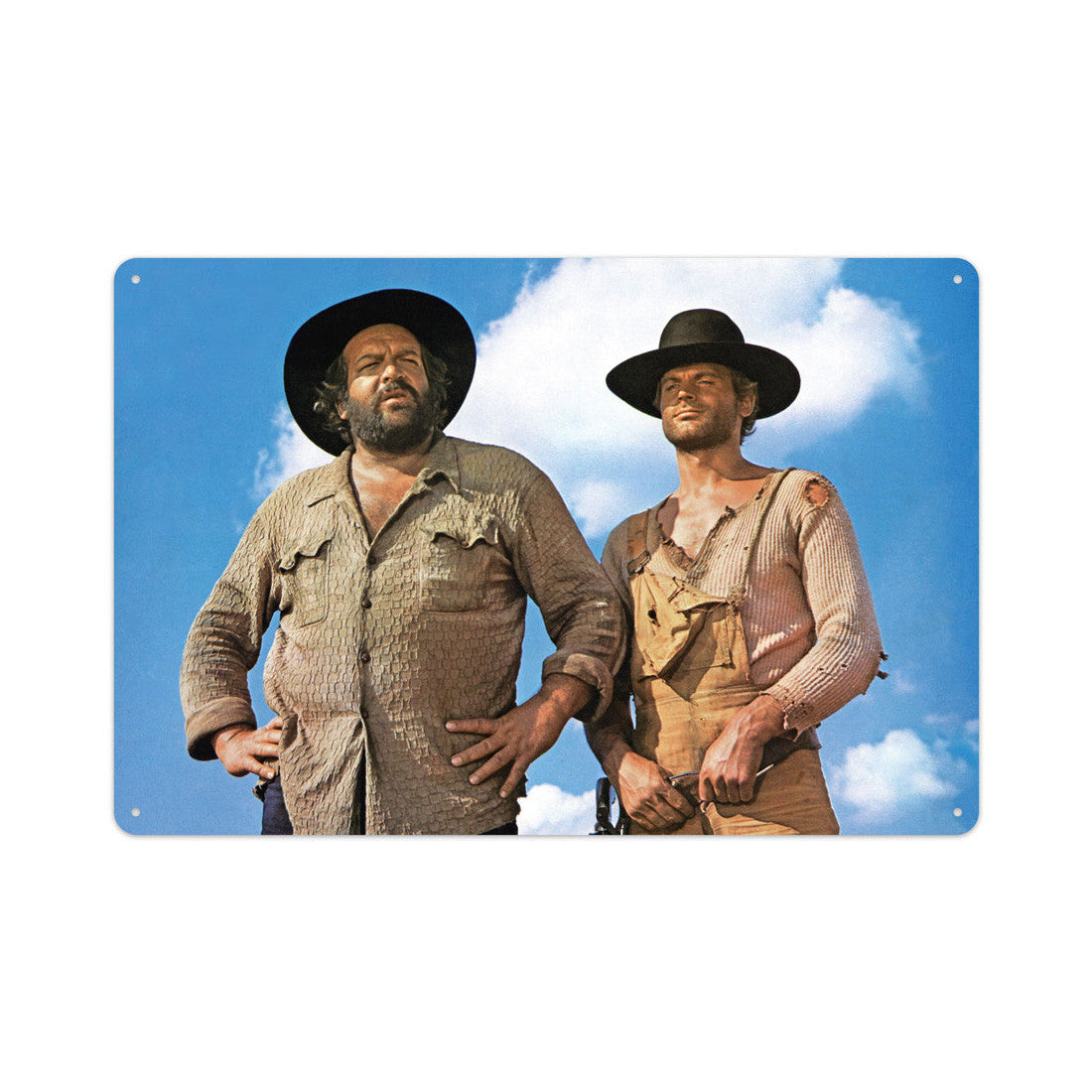 Targa in metallo (20x30cm) - Fratelli cielo blu - Targa in metallo