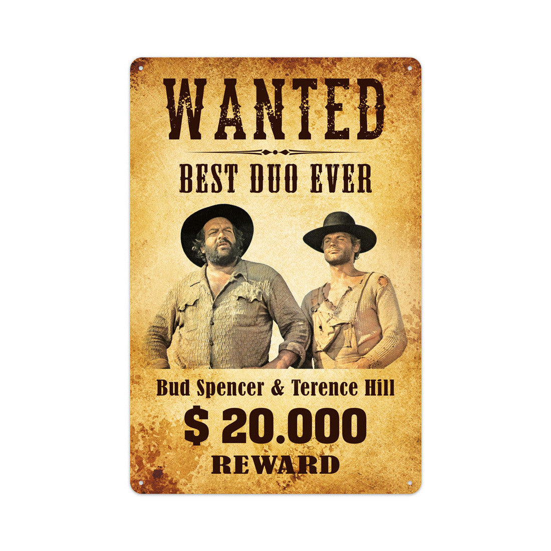 Targa in metallo (20x30cm) - Best Duo ever