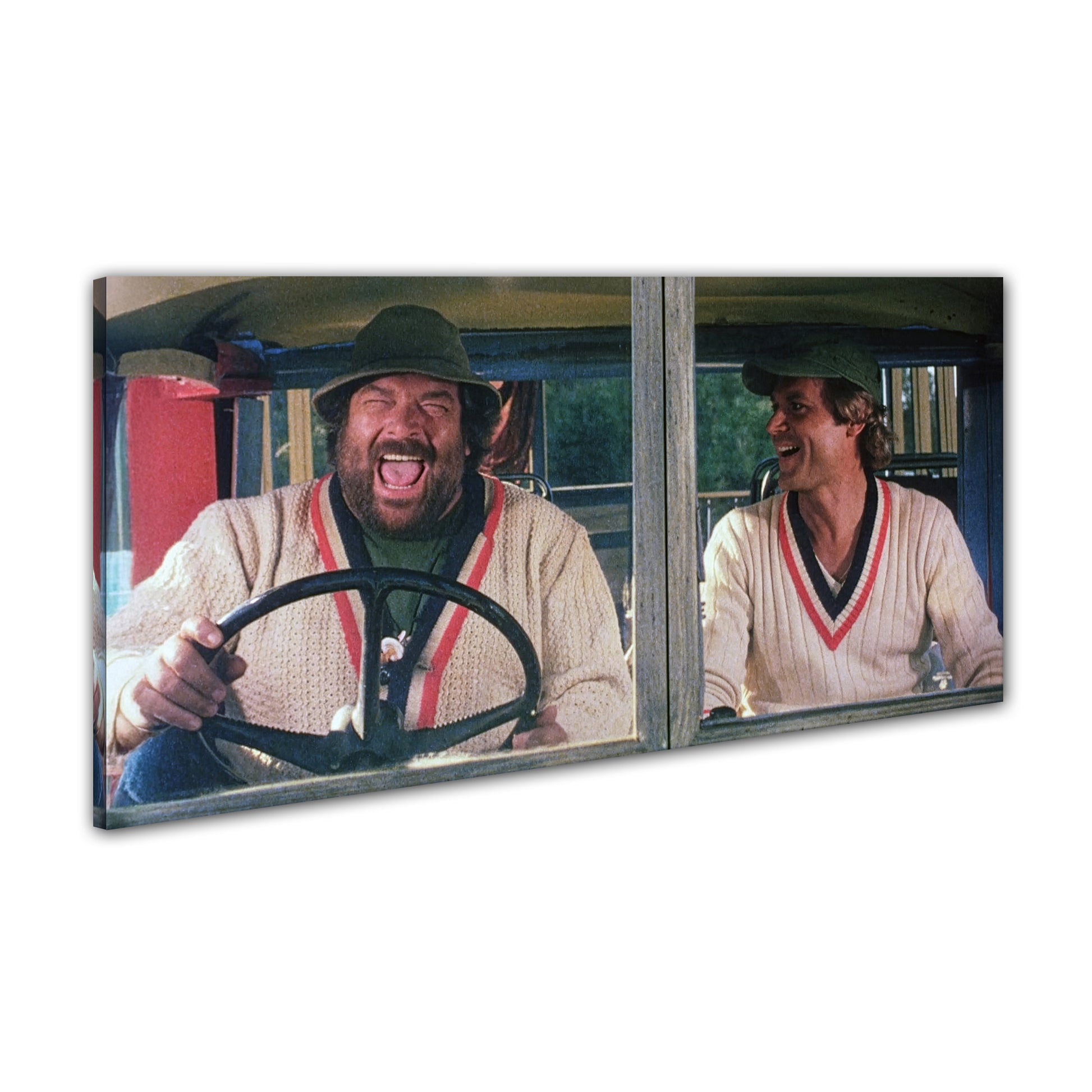 Leinwand - Slim and Tom - Das Krokodil und sein Nilpferd - Terence Hill - Bud Spencer