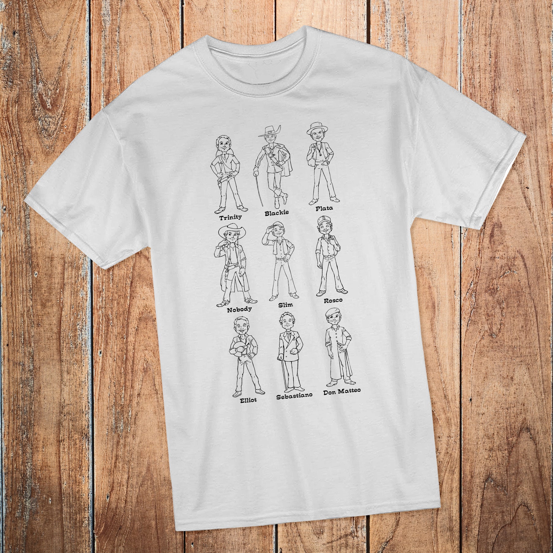 Terence's Filmrollen (Outline) - T-Shirt - Terence Hill