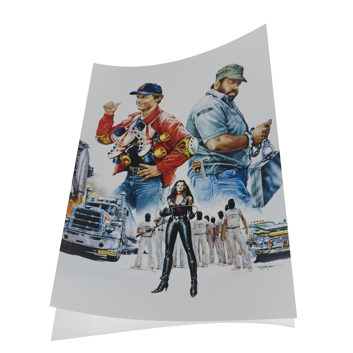 Poster - Go for it - Terence Hill - Renato Casaro Edition