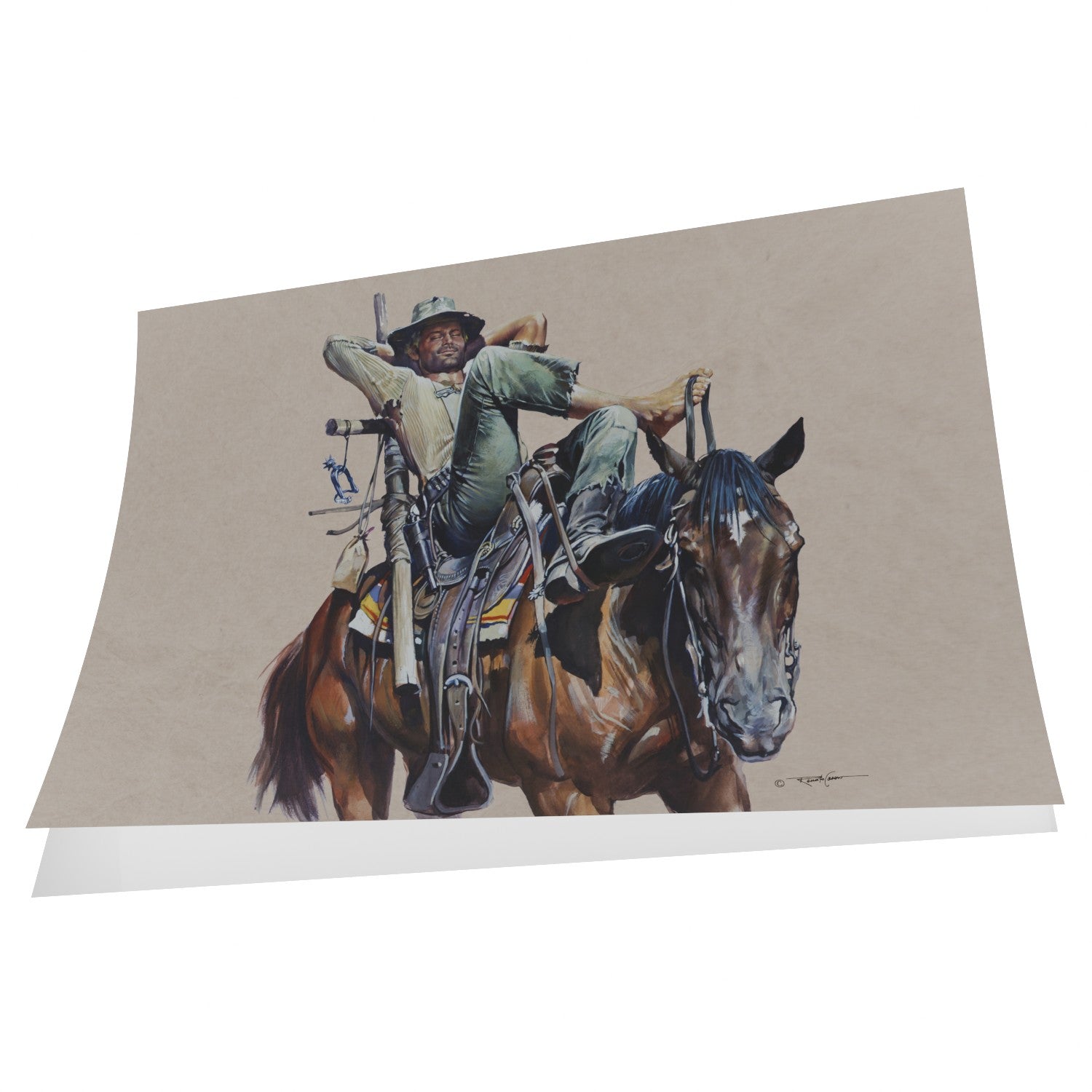 Poster -Trinity - Trinity is Still My Name - Terence Hill - Renato Casaro Edition